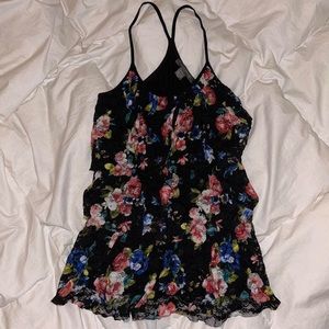 Floral Ruffled Top